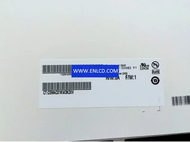 AUO B116XW03 V1 LCD panel