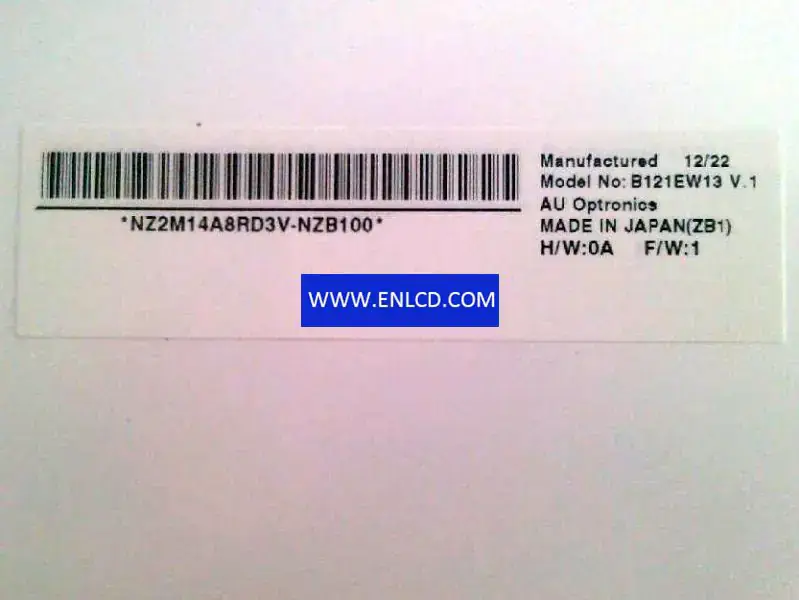 AUO B121EW13 V1 LCD面板