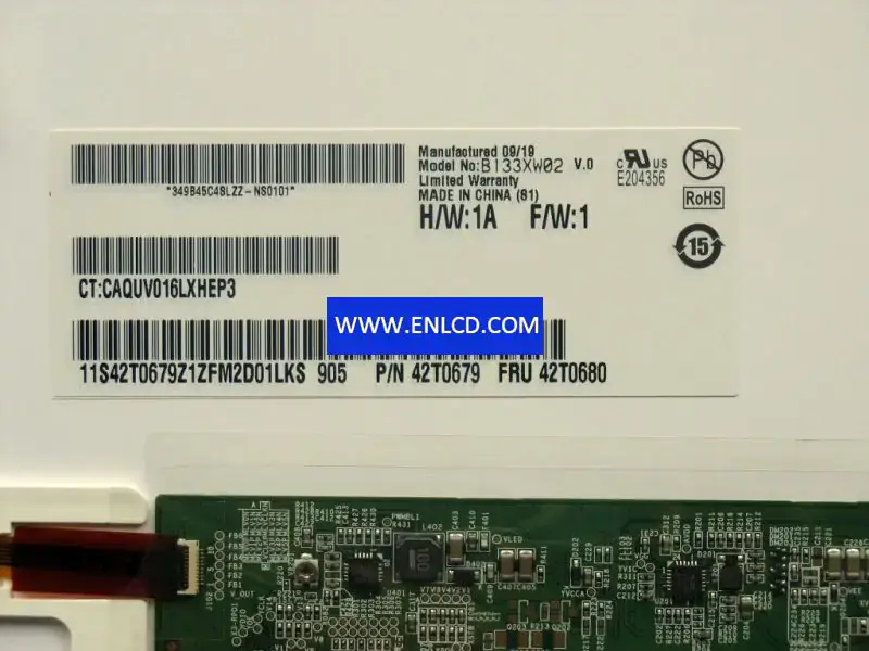 AUO B133XW02 V0 LCD面板