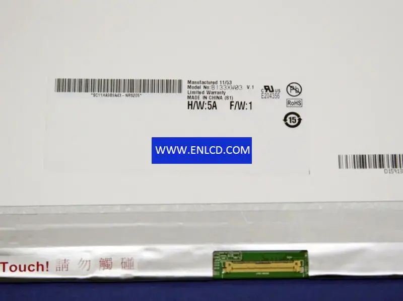 AUO B133XW03 V1 LCD panel