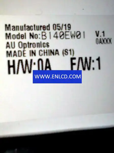 AUO B140EW01 V1 LCD panel for Laptop
