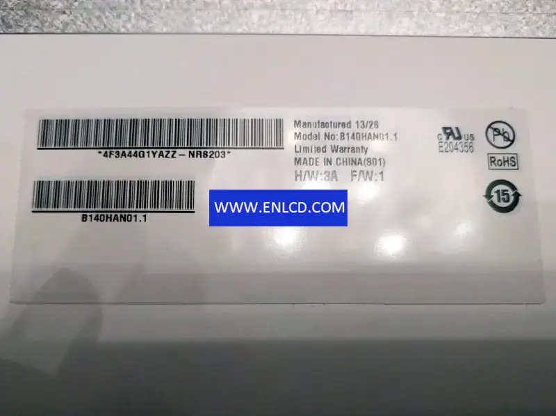 AUO B140HAN01.1 LCD panel