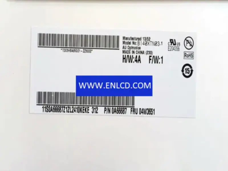 AUO B140XTN03.1 LCD panel