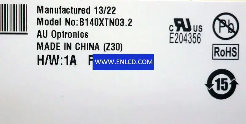 AUO B140XTN03.2 LCD panel
