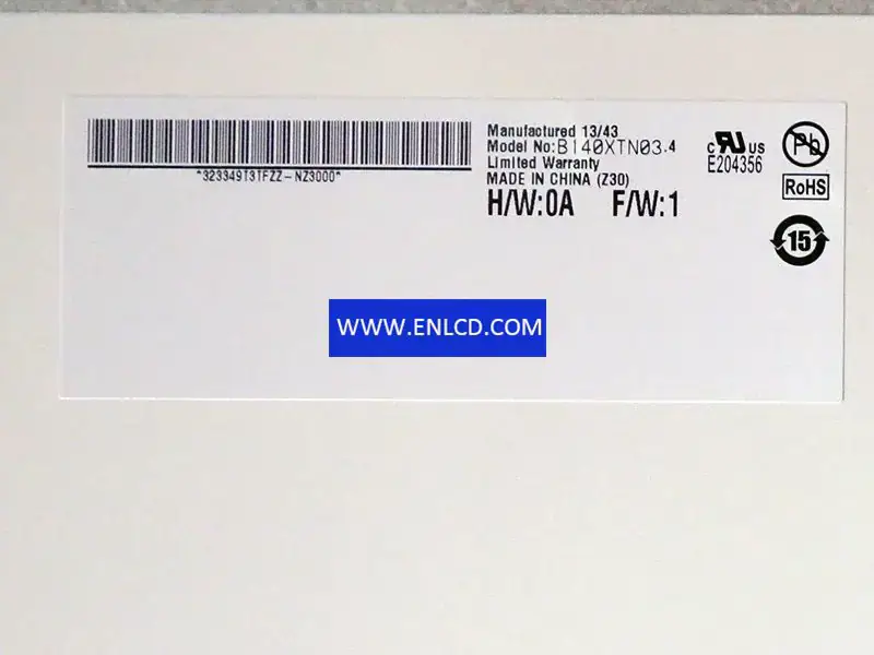 AUO B140XTN03.4 LCD panel