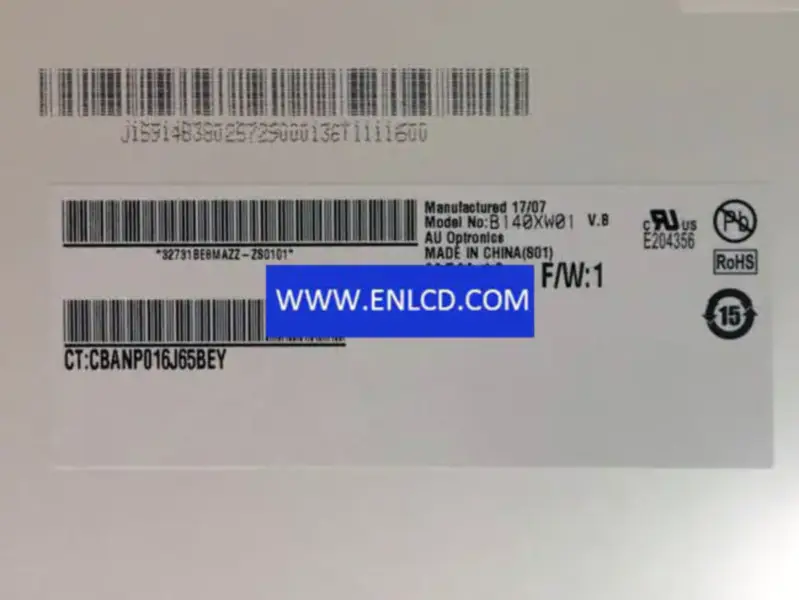 AUO B140XW01 VB LCD panel replacement
