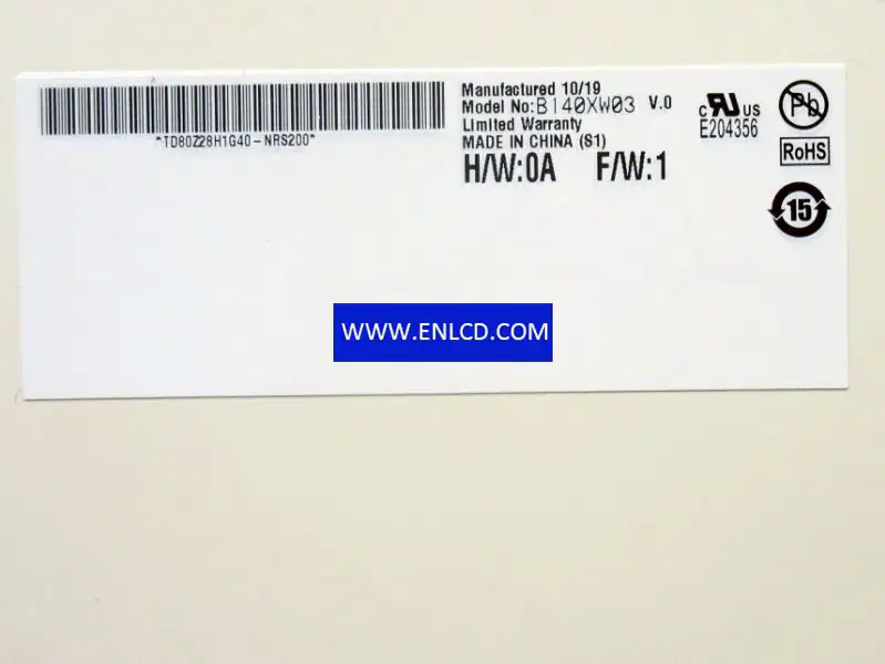 AUO B140XW03 V0 LCD面板