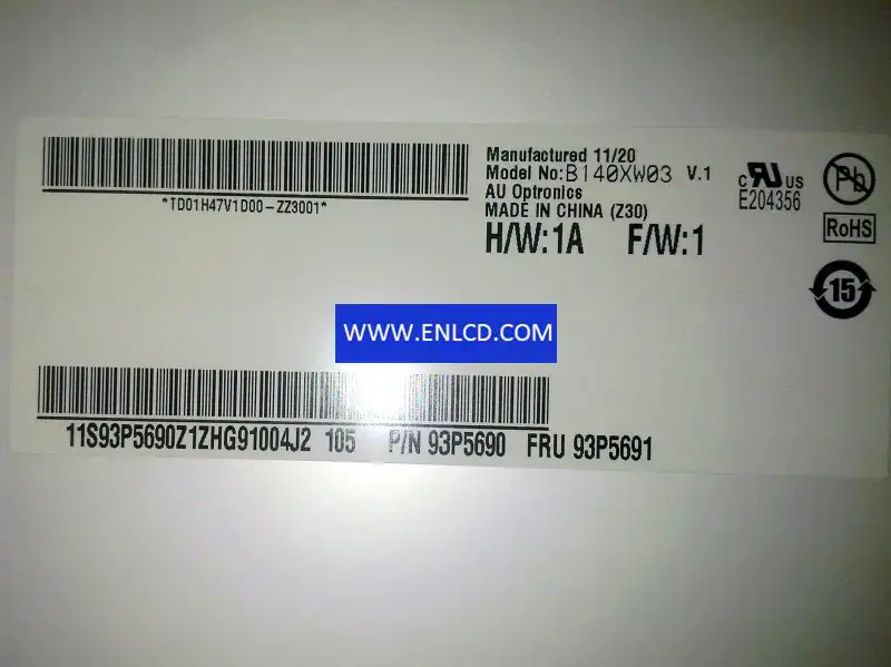 AUO B140XW03 V1 LCD面板