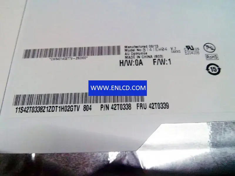 AUO B141EW04 V7 LCD面板