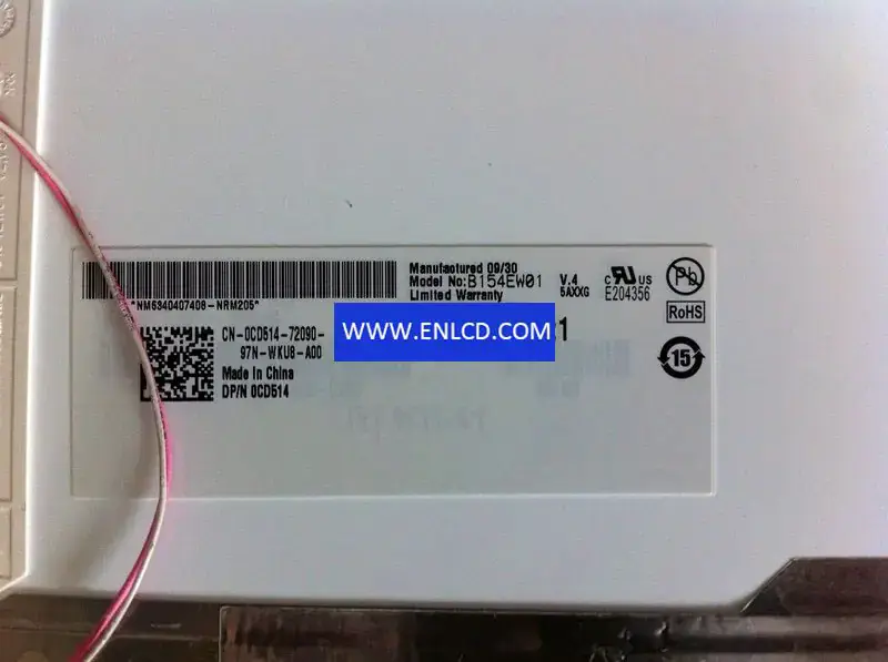 AUO B154EW01 V4 LCD面板