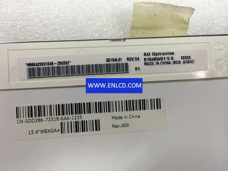 AUO B154SW01 V0 LVDS LCD面板