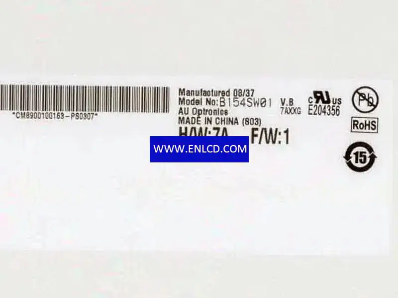 AUO B154SW01 VB LCD-Panel