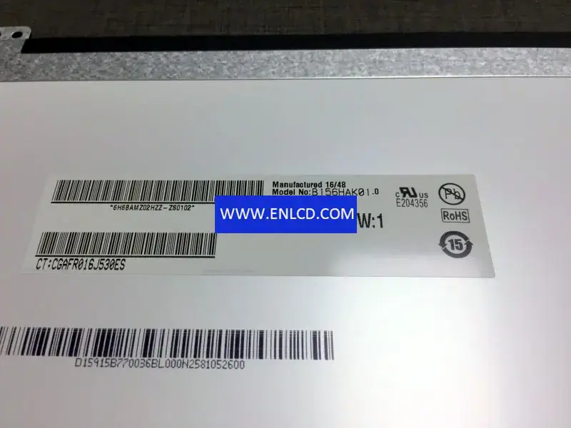 AUO B156HAK01.0 LCD panel