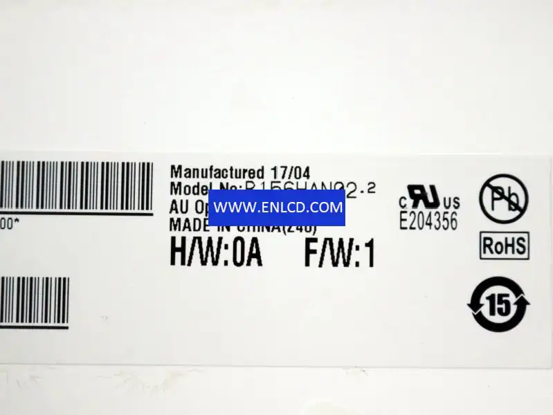 AUO B156HAN02.2 LCD panel for Laptop