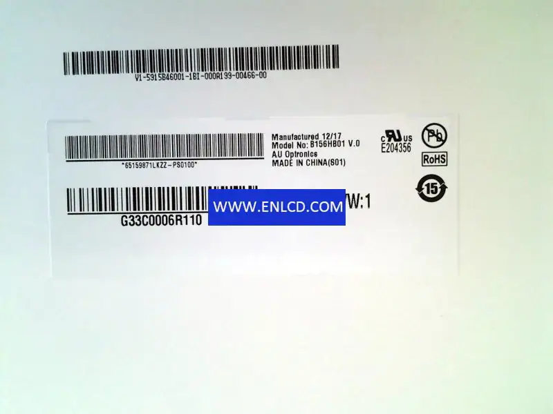 AUO B156HB01 V0 LCD panel for Laptop
