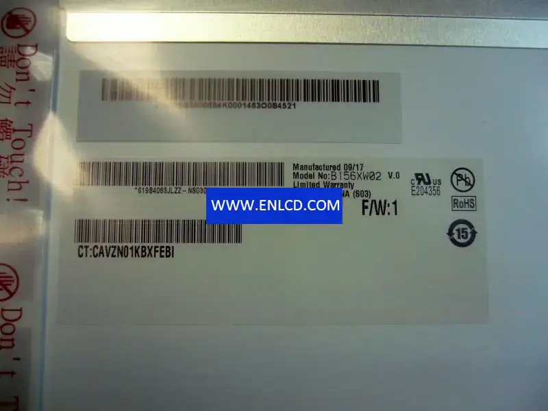 AUO B156XW02 V0 LCD panel for Laptop