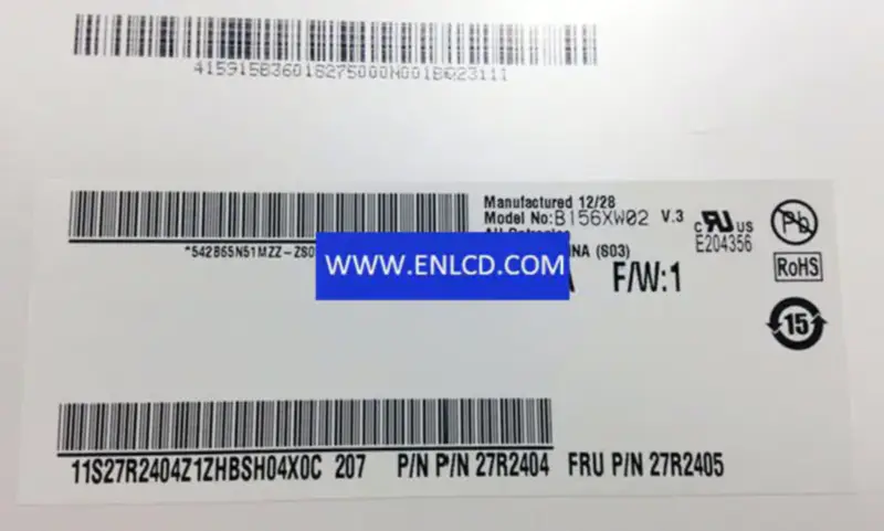 AUO B156XW02 V3 LCD panel