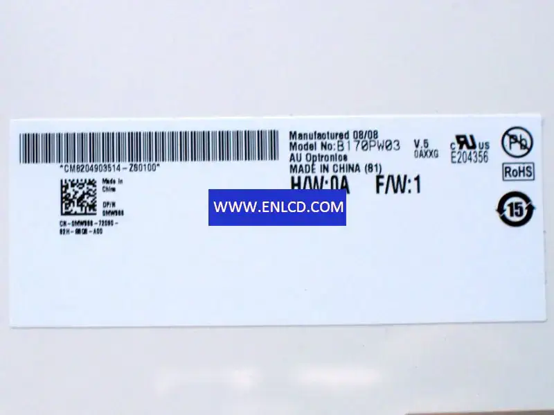 AUO B170PW03 V5 LCD panel