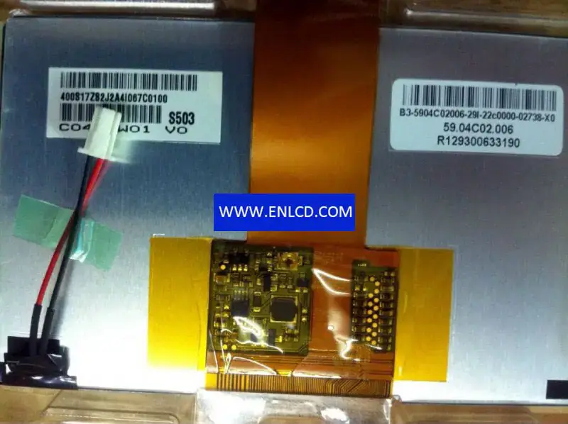 AUO C043GW01 V0 LCD面板汽車顯示器