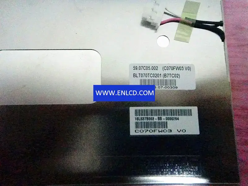 AUO C070FW03 V0 LCD panel Automotive Display