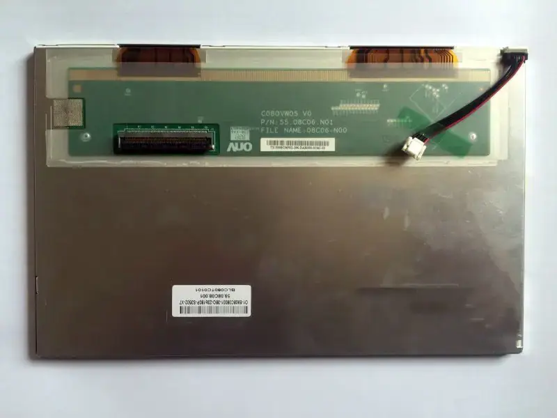 AUO C080VW05 V0 LCD panel for Automotive Display