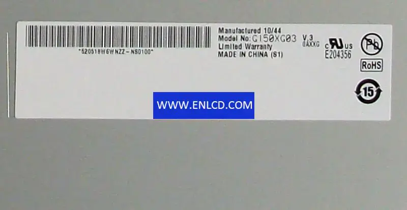 AUO G150XG03 V3 LCD panel