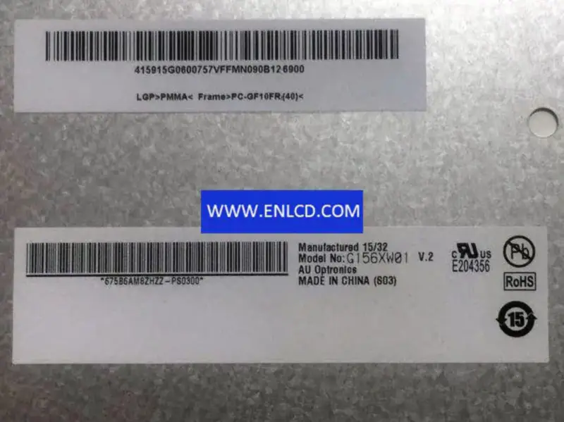 AUO G156XW01 V2 LCD panel