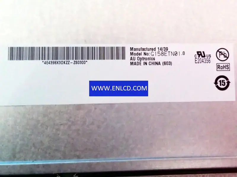 AUO G158ETN01.0 LCD面板