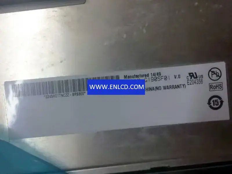 AUO G190SF01 V0 LCD panel replacement