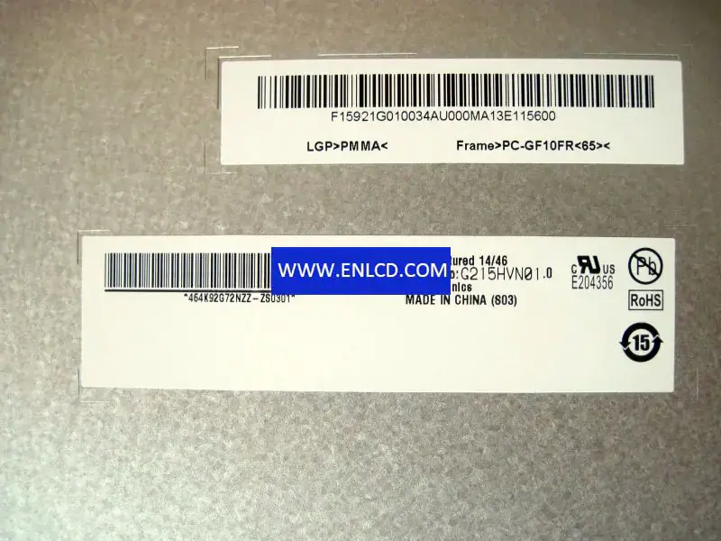 AUO G215HVN01.0 S03 LCD panel
