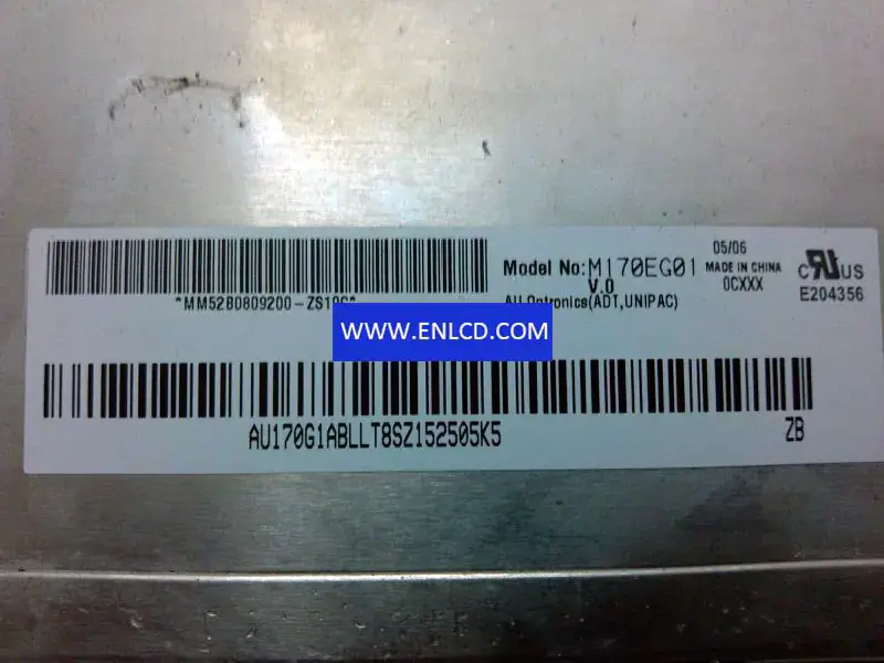 AUO M170EG01 V0 LCD panel Touchscreen replacement