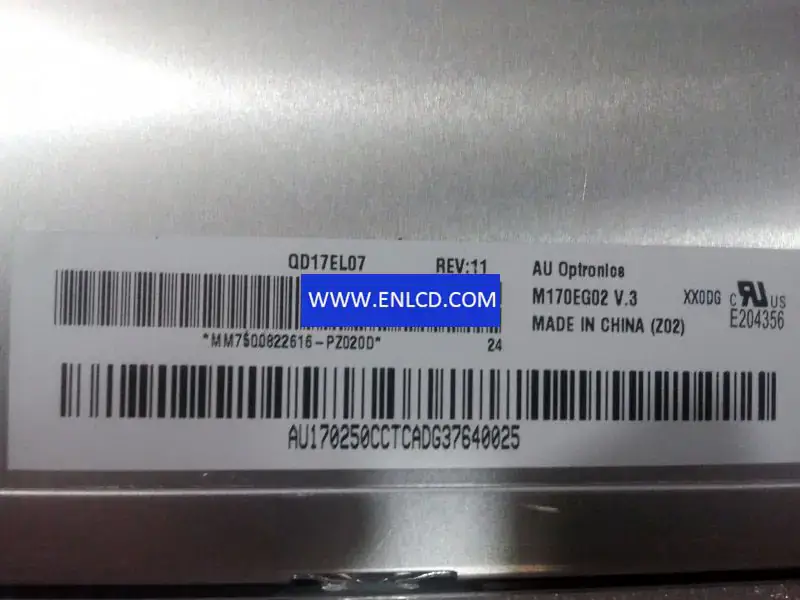 AUO M170EG02 V3 LCD面板桌面監視器