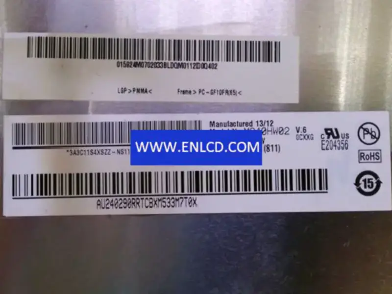 AUO M240HW02 V6 LCD面板