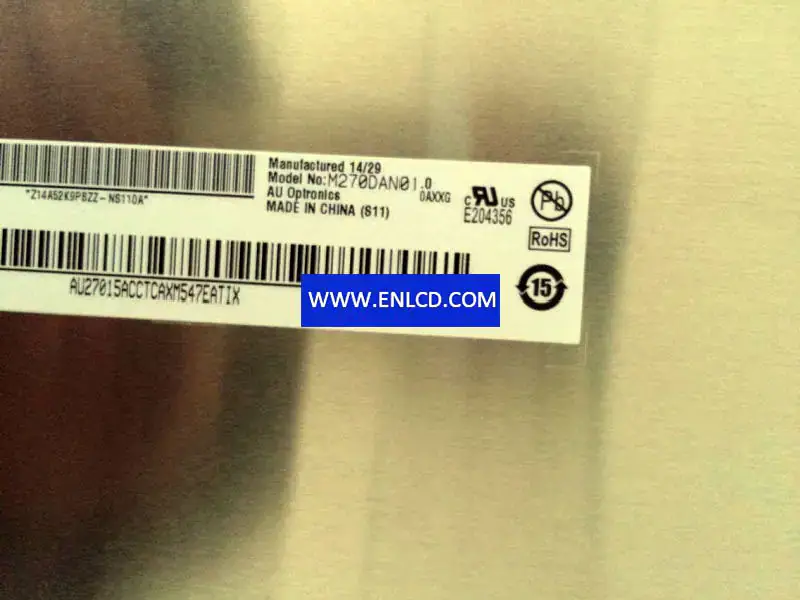 AUO M270DAN01.0 LCD panel
