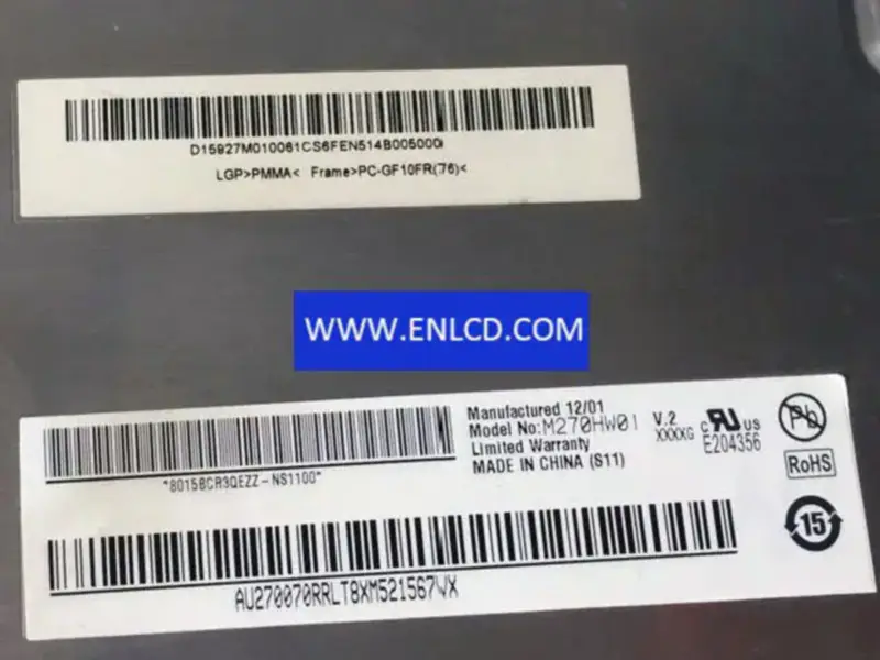 AUO M270HW02 V2 LCD面板