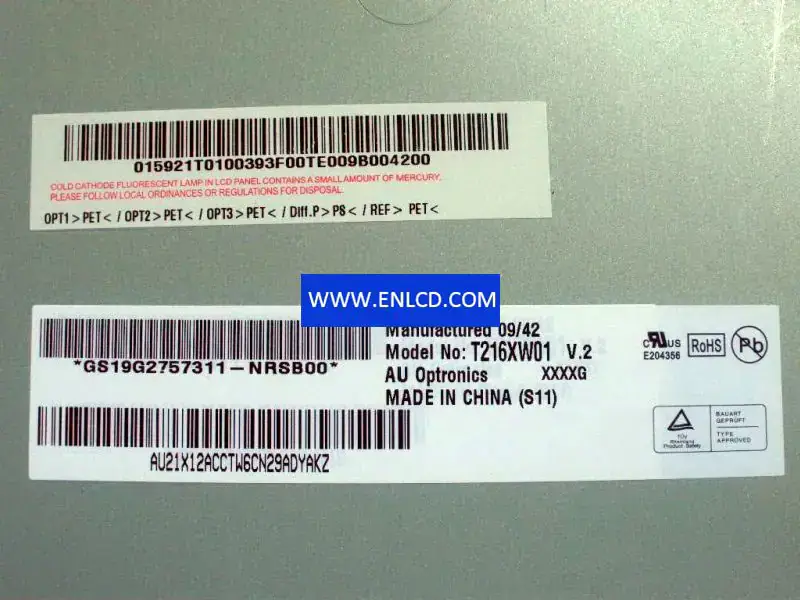 AUO T216XW01 V2 LCD面板