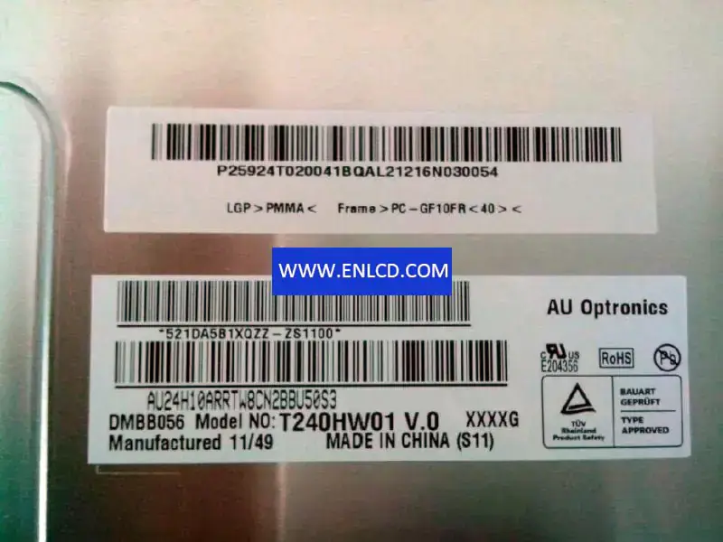 AUO T240HW01 V0 LCD panel replacement