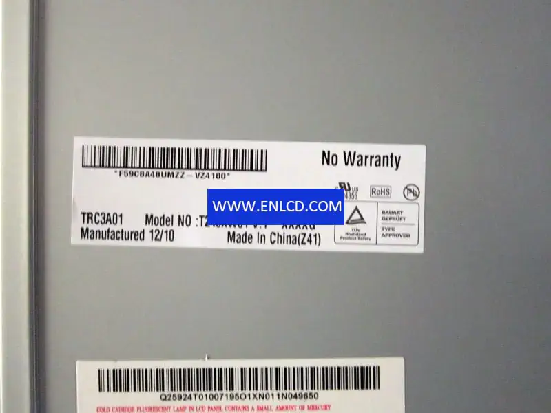 AUO T240XW01 V1 LCD面板