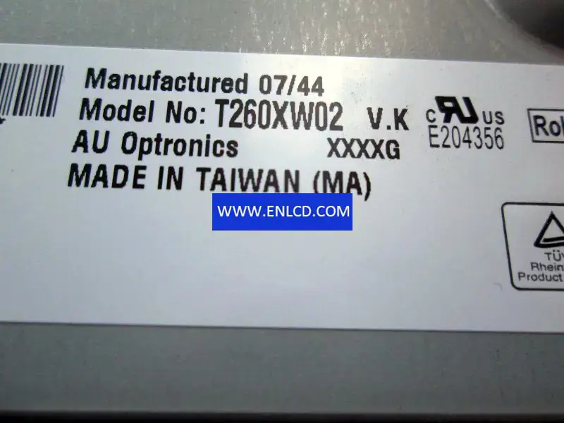 AUO T260XW02 VK LCD面板