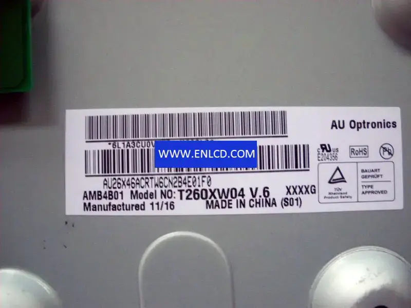 AUO T260XW04 V6 LCD面板