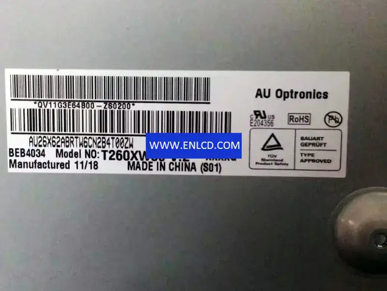 AUO T260XW06 V2 LCD面板