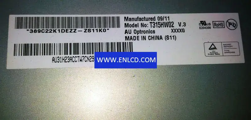 AUO T315HW02 V3 LCD面板