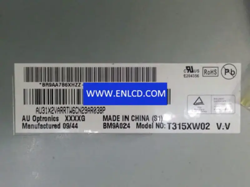 AUO T315XW02 VV LCD面板
