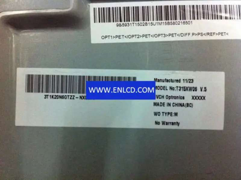 AUO T315XW06 V5 LCD面板