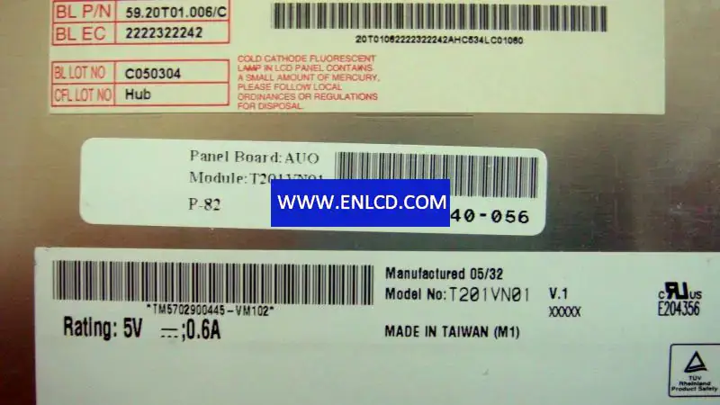 AUO T201VN01 V1 LCD panel