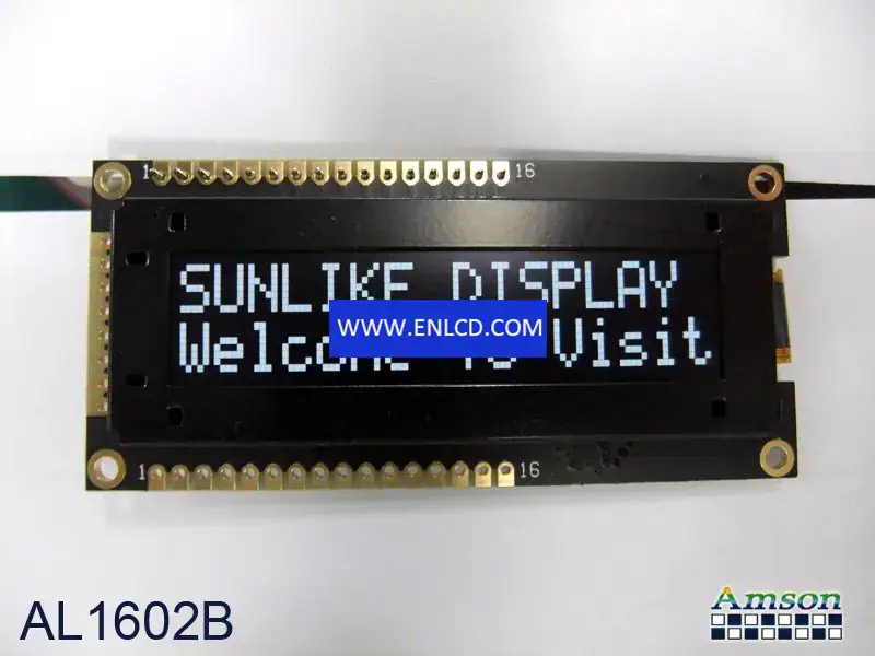 AL1602B LCD panel for Industrial Application