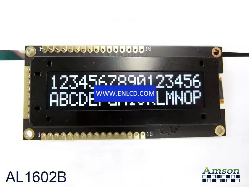AL1602B LCD panel for Industrial Application