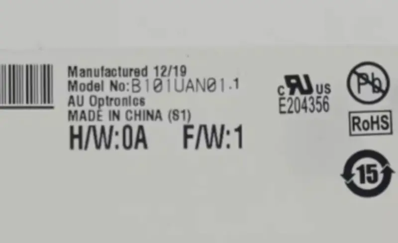 AUO B101UAN01.1 LCD panel replacement