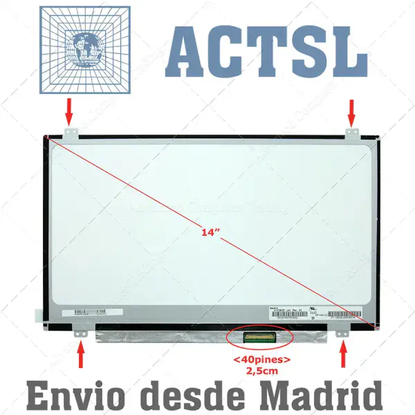 AUO B140XTN02.B LCD panel