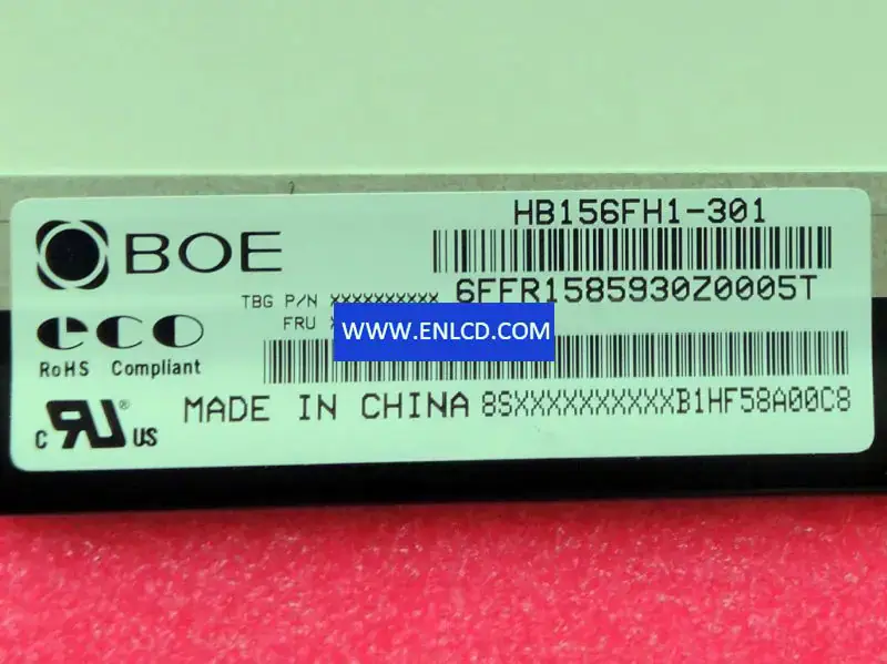 BOE HB156FH1-301 LCD panel